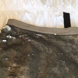 Sequin  never-worn lined pencil skirt 27 inch long